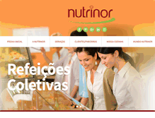 Tablet Screenshot of nutrinor.com.br